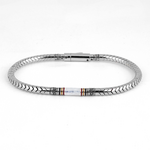 bracelet en argent et pierre de lune pour homme