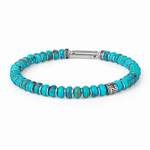 Bracelet en turquoise et argent