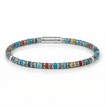 bracelet homme turquoise et argent