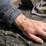 bracelet en pierre de lune et argent 925 pour homme