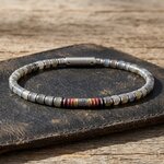 bracelet homme labradorite et argent