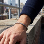 bracelet en argent pour homme