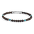 bracelet en turquoise et bronzite pour homme