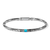 bracelet homme turquoise et argent