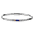 Bracelet homme en argent et lapis lazuli