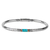 Bracelet homme en argent et amazonite