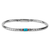 Bracelet homme en argent et turquoise
