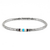 bracelet homme argent et turquoise