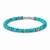 Bracelet en turquoise et argent