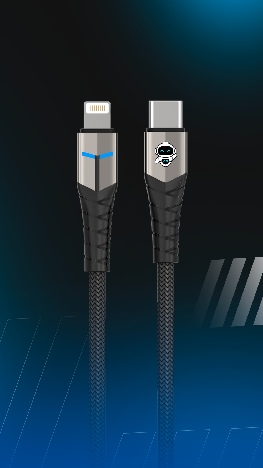 Câble USB-C vers Lightning avec Charge rapide