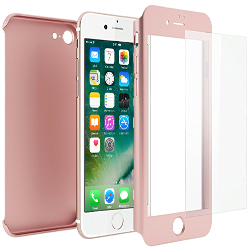 Coque-Protection-intégrale-360-pour-iPhone-7-rose