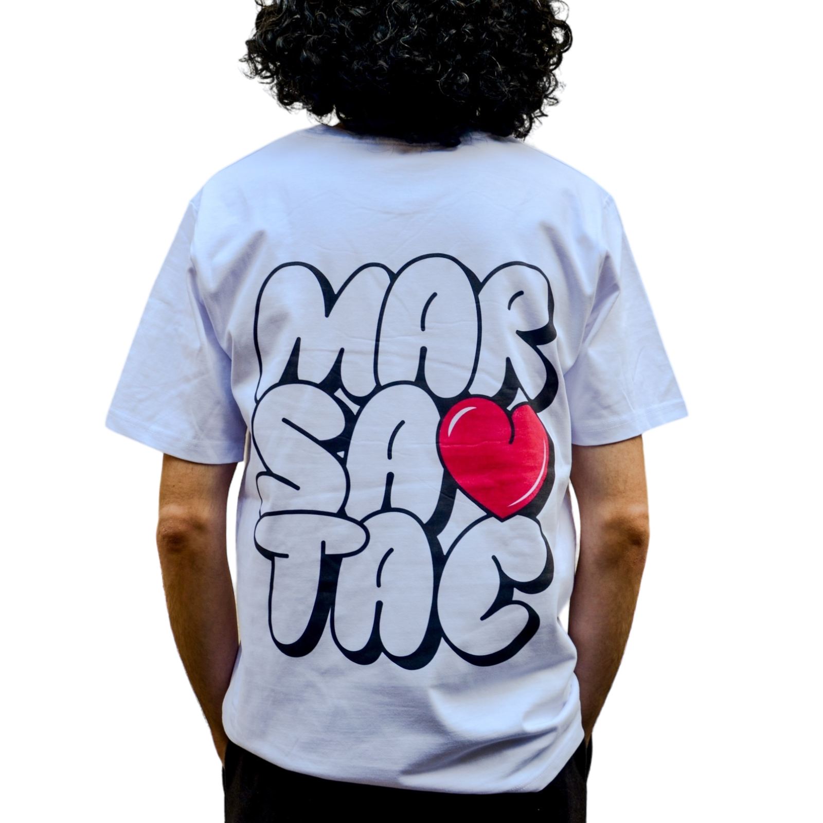 T-shirt Love Noir & Rouge