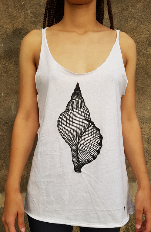 DEBARDEUR "COQUILLAGE" BLANC FEMME - Collectors - marsatac