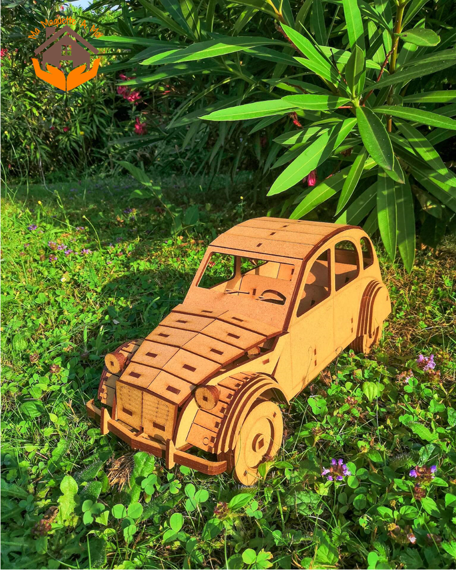 MAQUETTE EN BOIS 2CV DIY