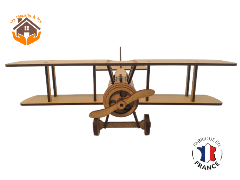 maquette avion biplan FABRICATION ARTISANALE 1