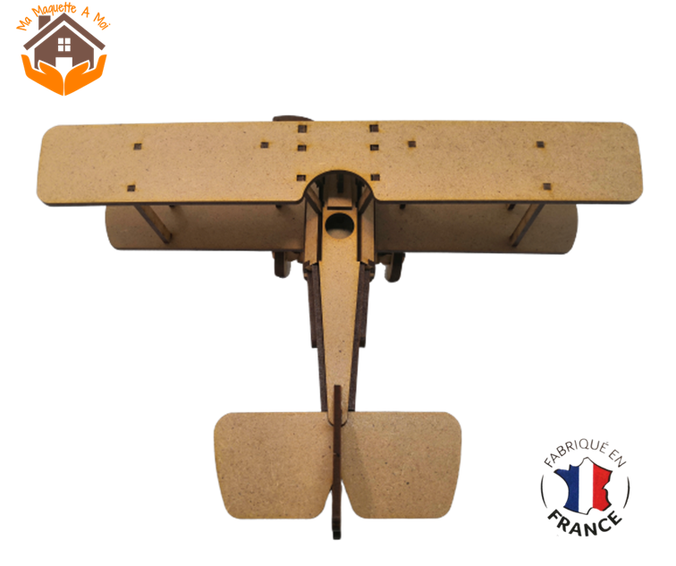 maquette avion biplan FABRICATION ARTISANALE 5
