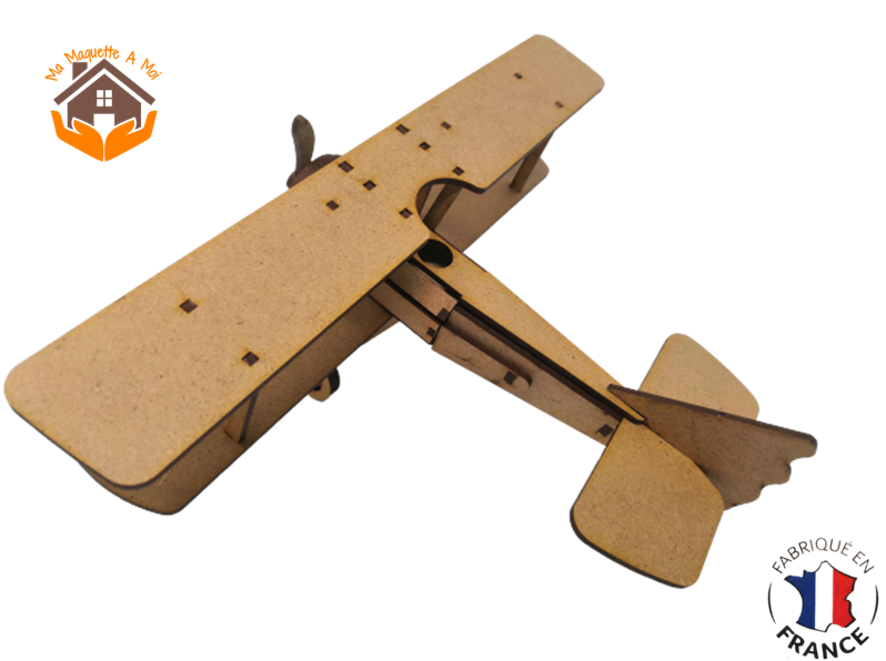 maquette avion biplan FABRICATION ARTISANALE 8