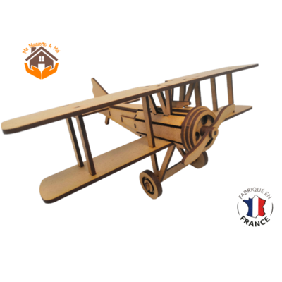 maquette avion biplan FABRICATION ARTISANALE 2