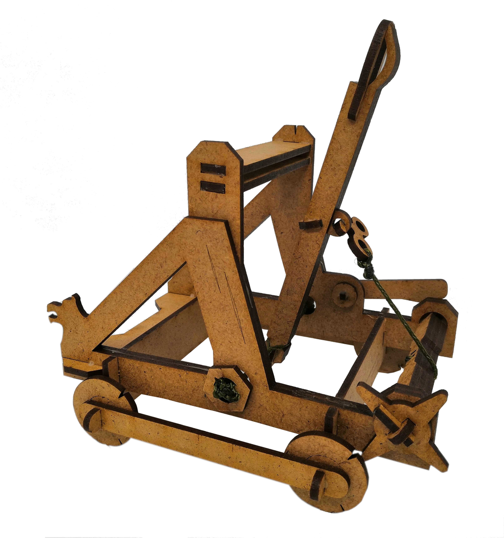 MAQUETTE CATAPULTE DIY - UNIVERS MEDIEVAL - Ma Maquette A Moi