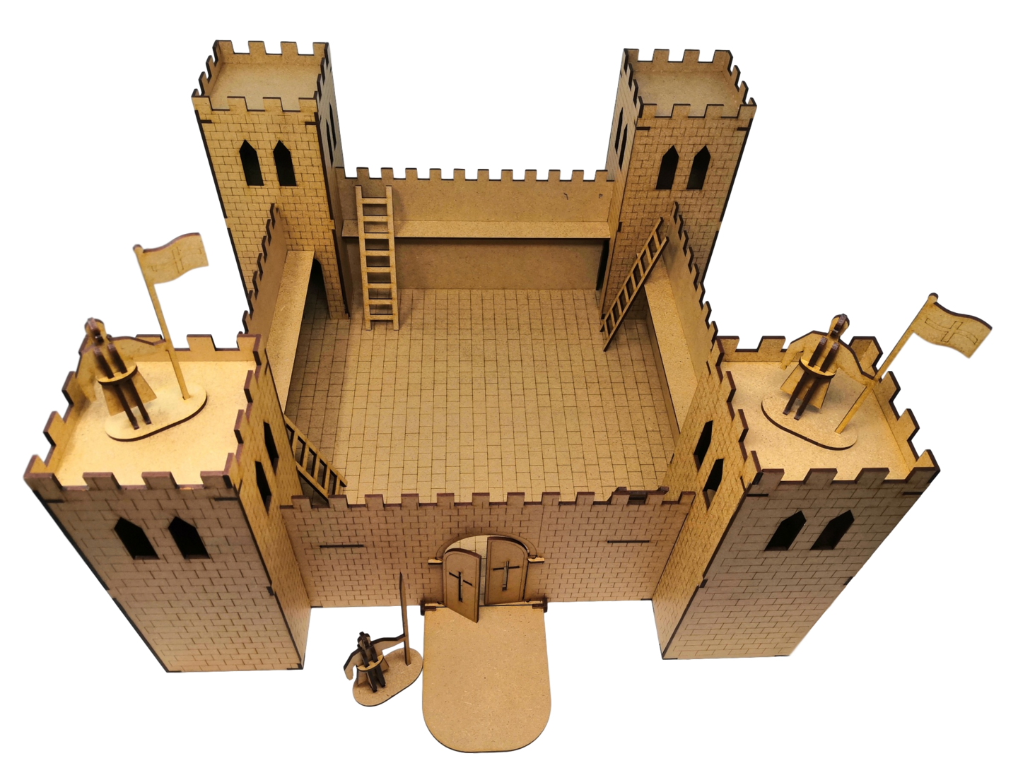 Plan Maquette Chateau Fort à Imprimer MAQUETTE CHATEAU FORT AVEC SOLDATS - UNIVERS MEDIEVAL - Ma Maquette A Moi