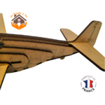 MAQUETTE AVION AMERICAIN MUSTANG P-51 SECONDE GUERRE MONDIALE FABRICATION FRANCAISE 5 B