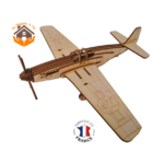 MAQUETTE AVION AMERICAIN MUSTANG P-51 SECONDE GUERRE MONDIALE FABRICATION FRANCAISE 9 B