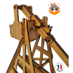 MAQUETTE EN BOIS TREBUCHET EPOQUE MEDIEVALE FABRIQUE EN FRANCE 6 B