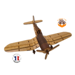 MAQUETTE EN BOIS AVION CORSAIRE F4U SECONDE GUERRE MONDIALE FABRIQUE EN FRANCE ARTISAN 4