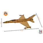 MAQUETTE EN BOIS AVION JET FIGHTER Northrop F-5 FABRICATION ARTISANALE FRANCAISE 8
