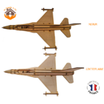 MAQUETTE EN BOIS AVION JET FIGHTER Northrop F-5 FABRICATION ARTISANALE FRANCAISE 12