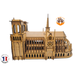 MAQUETTE EN BOIS NOTRE DAME DE PARIS FABRICATION ARTISANALE FRANCAISE 5