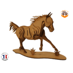 MAQUETTE EN BOIS CHEVAL MADE IN FRANCE PUZZLE 3D 4