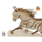 maquette en bois cheval kit construction contreplaqué fabriqué en france