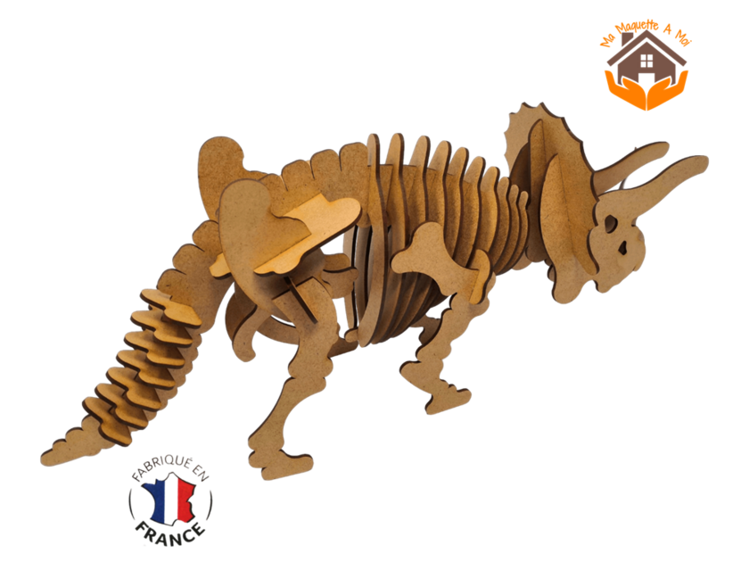 Grande Maquette Tric ratops En Bois Kit De Construction DIY D coratif grande-maquette-tric-ratops-en-bois-kit-de-construction-diy-d-coratif