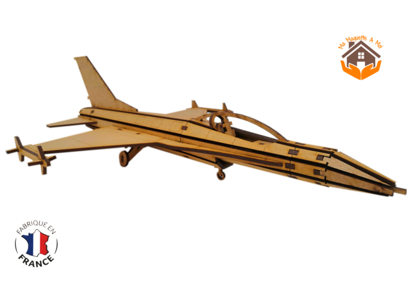 Maquette Avion de Chasse en Bois: Messerschmitt BF 109 1/48