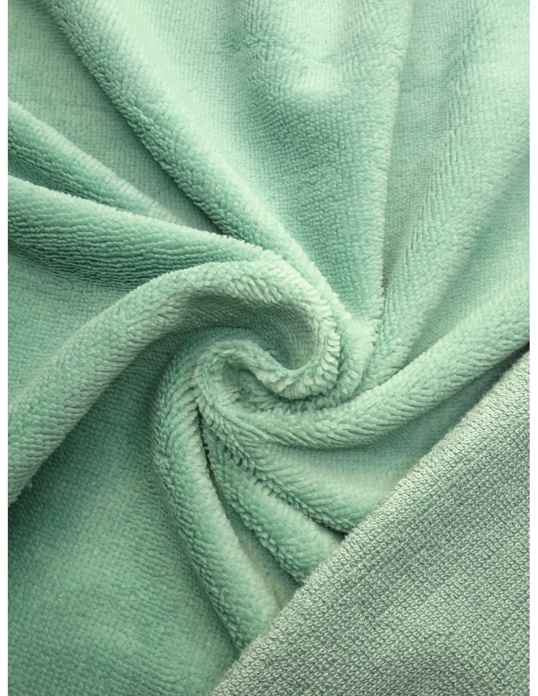 tissu-eponge-bambou-vert-d-eau