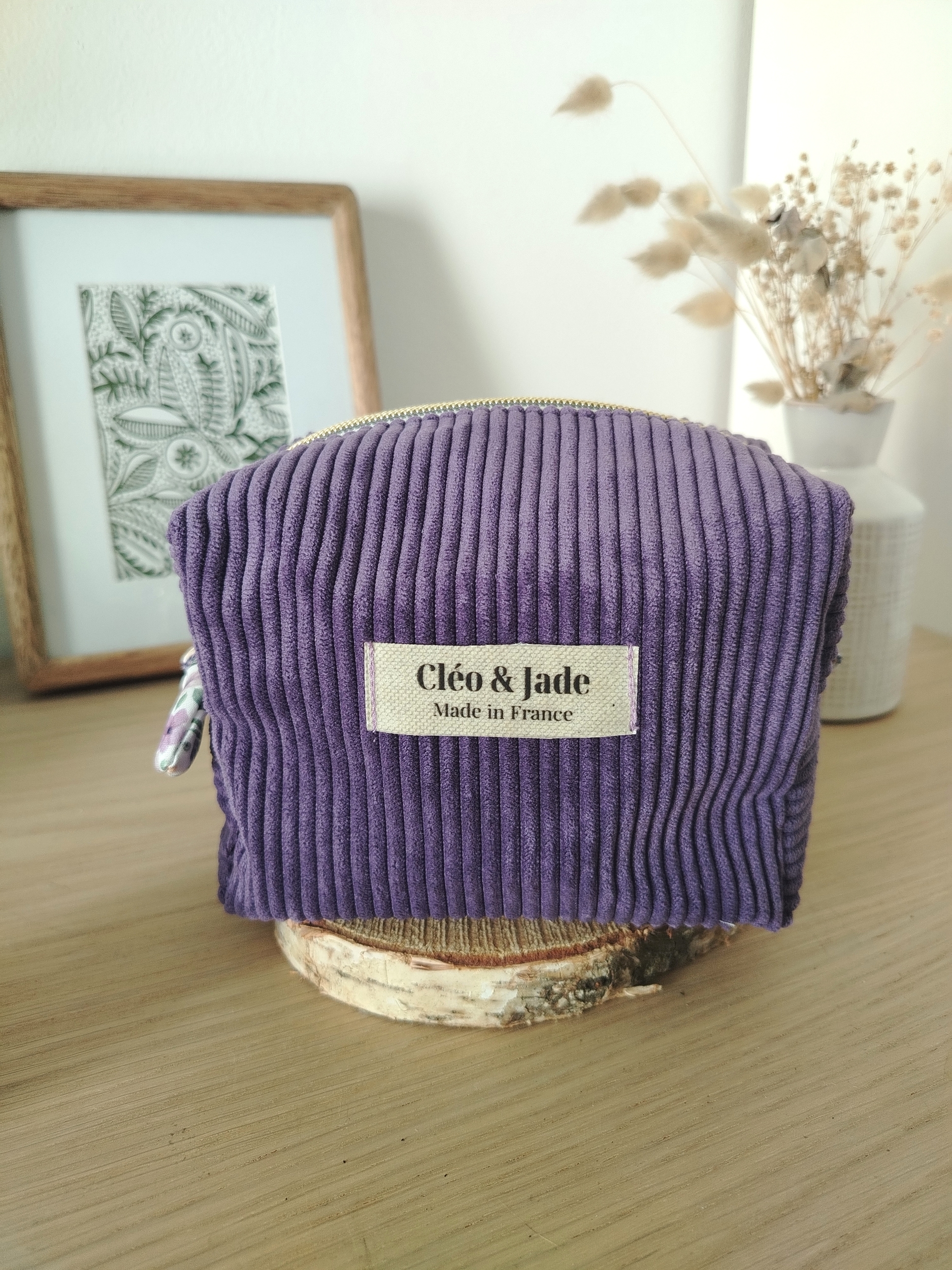 petite trousse en velours