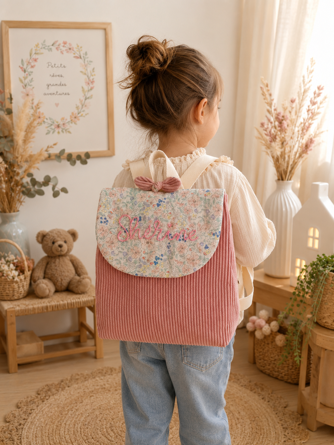 sac à dos enfant fait main