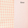 Panière en bébé en Vichy rose