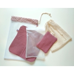 Accessoires zéro déchet couleur Prune