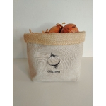 panier en toile de jute