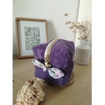 trousse de toilette faite main