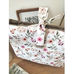pochette à grand livre en tissu