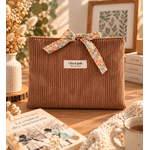 Pochette à livre en velours