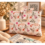 Pochette à livre fleuri