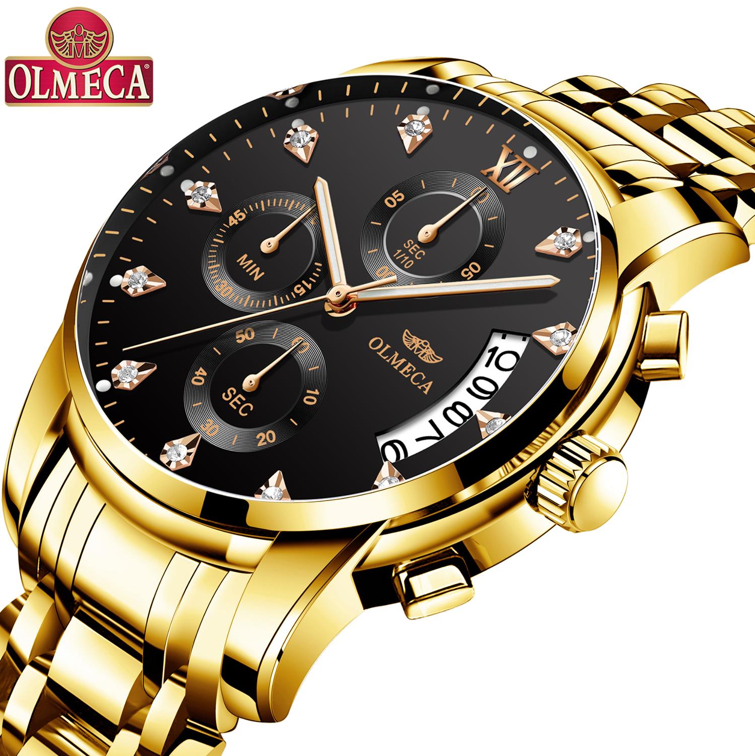 OLMECA-Relogio-Masculino-hommes-montre-de-luxe-montres-de-sport-3ATM-tanche-horloge-chronographe-montre-bracelet