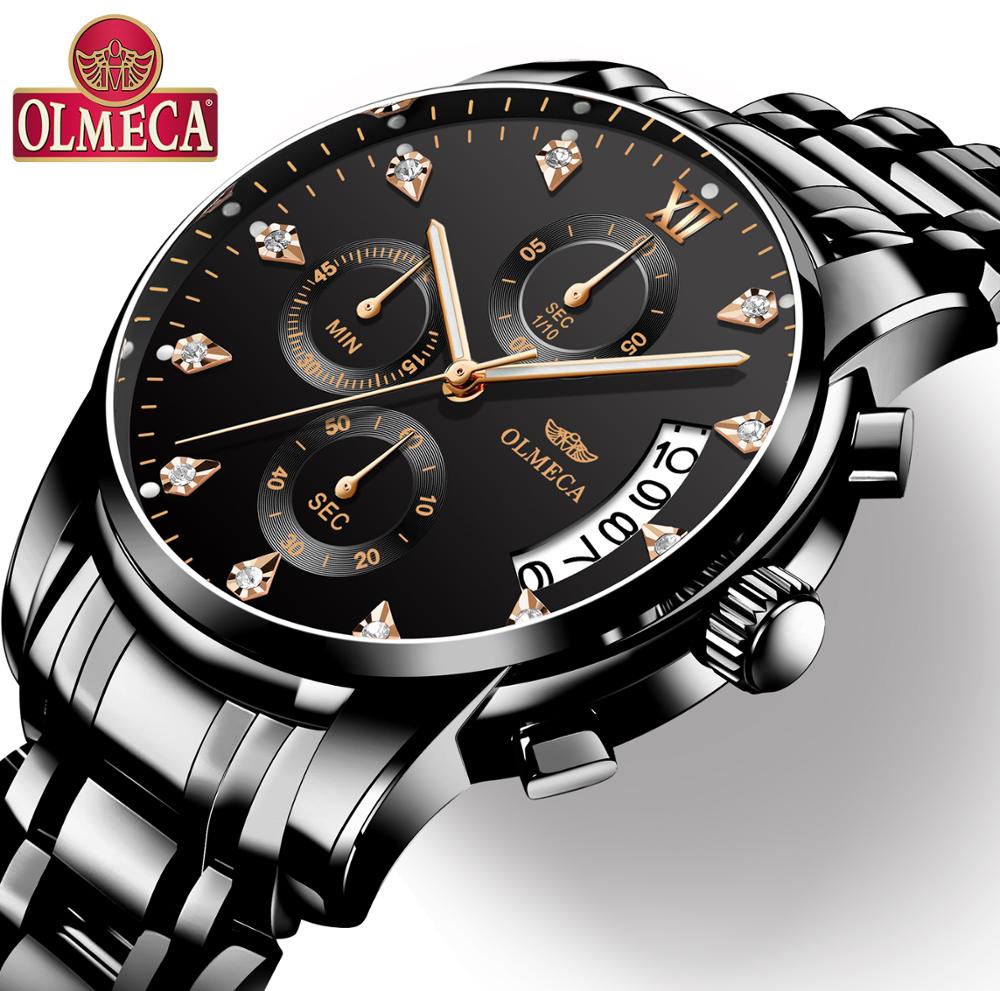 OLMECA-Relogio-Masculino-hommes-montre-de-luxe-montres-de-sport-3ATM-tanche-horloge-chronographe-montre-bracelet