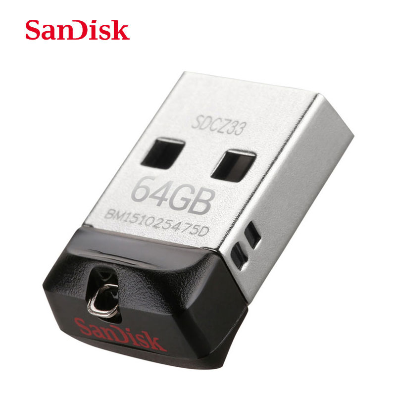 SanDisk-cl-USB-Cruzer-Fit-CZ33-64-GB-32-GB-16-GB-Super-Mini-stylo-lecteur