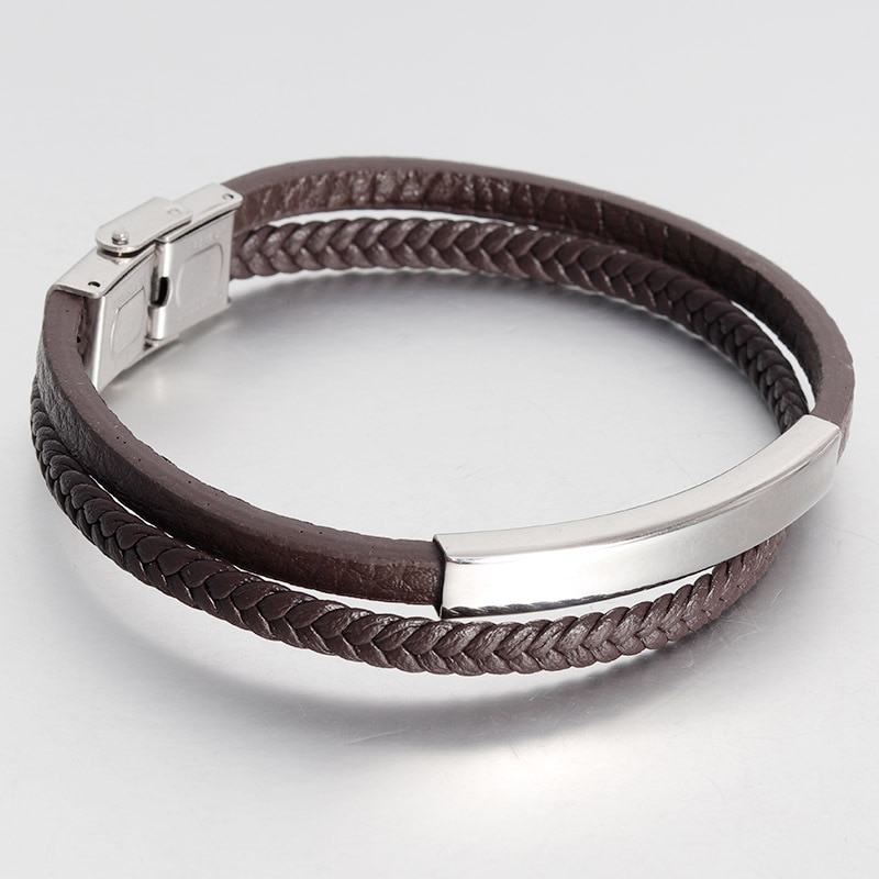 Bracelet-en-cuir-classique-hommes-2019-nouvelle-mode-titane-acier-bracelets-porte-bonheur-et-bracelets-pour