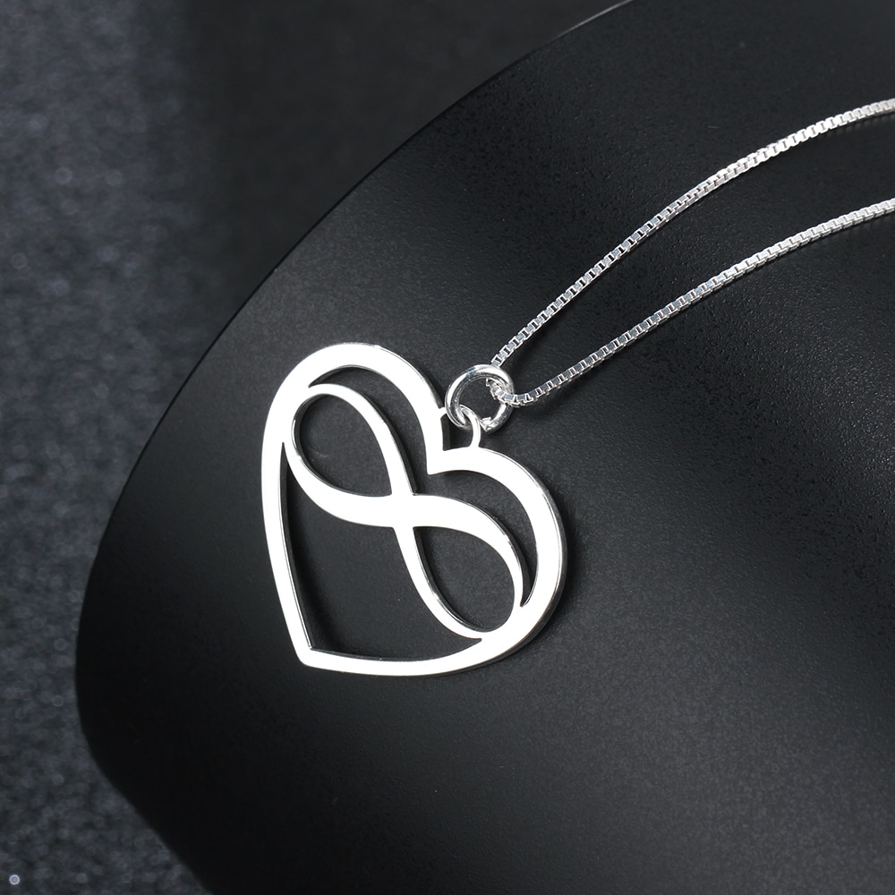 Coeur-Infinity-Love-forme-personnalis-graver-nom-collier-925-en-argent-Sterling-colliers-et-pendentifs-bijouora